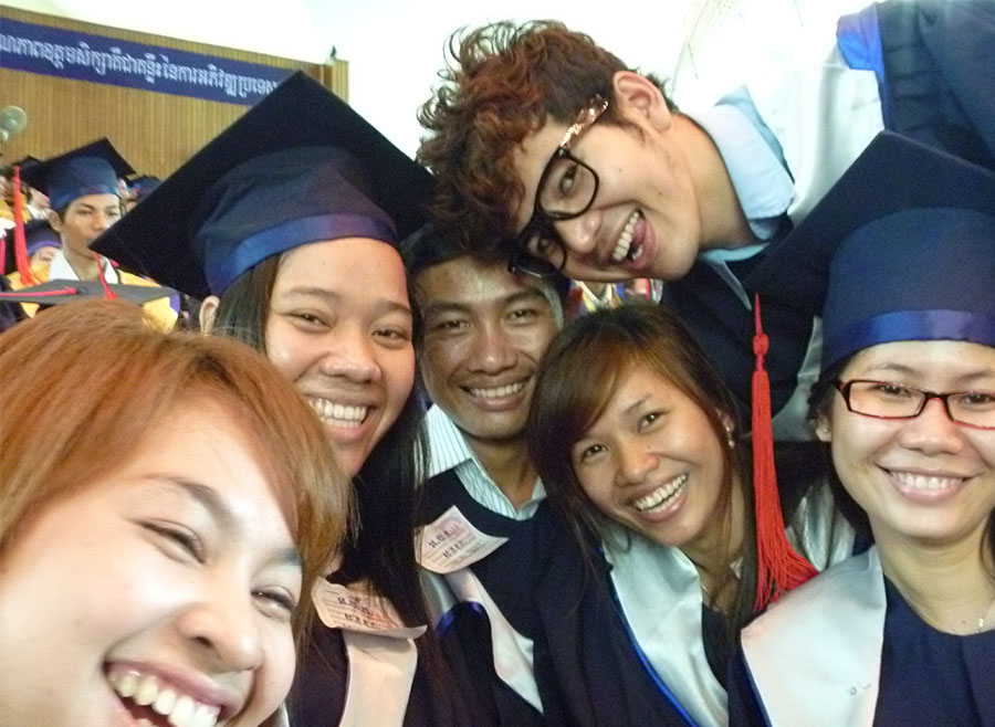 My First Day at University – Royal University of Phnom Penh